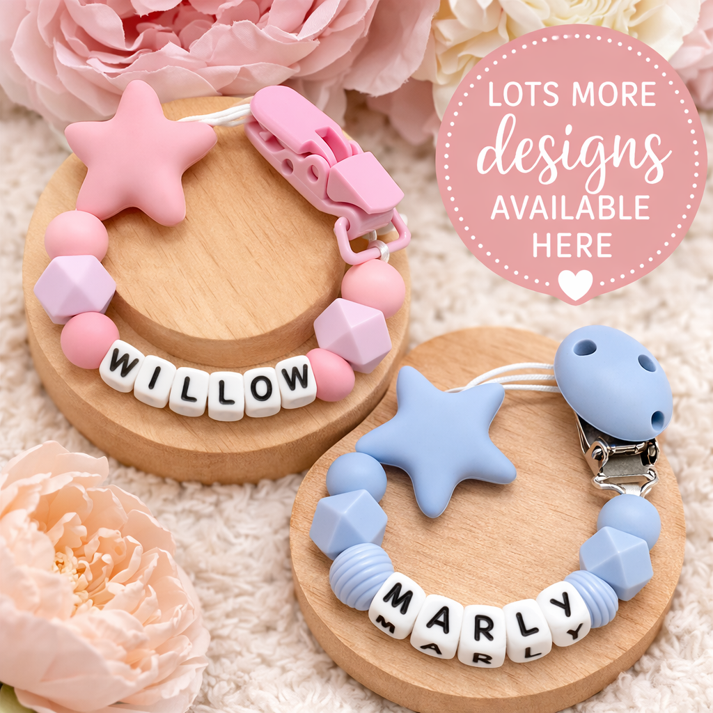 Silicone Star Design Dummy Clips
