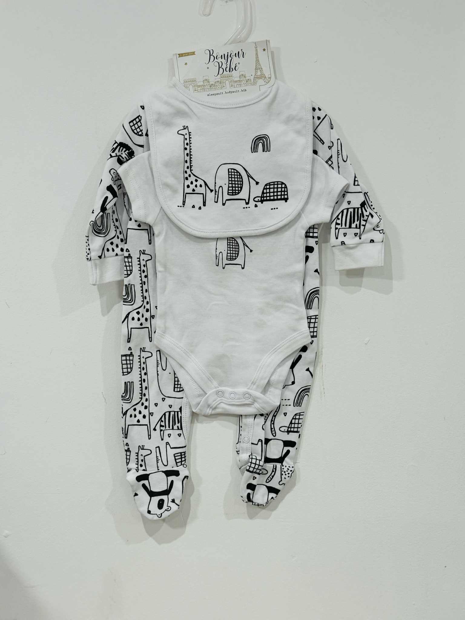 Unisex 3 Piece White Safari Set
