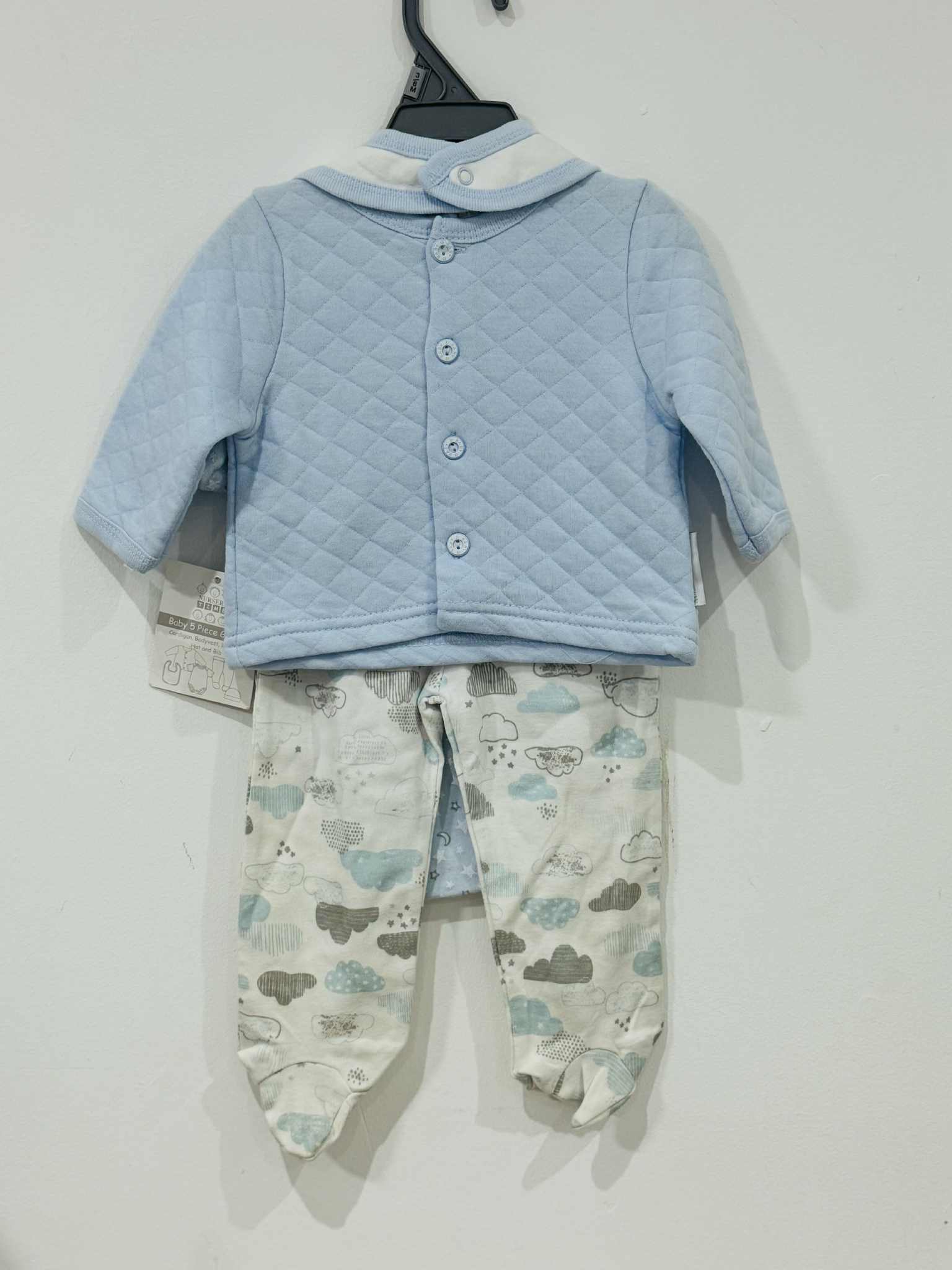 Baby Boys 4 Piece Matching Elephant Set