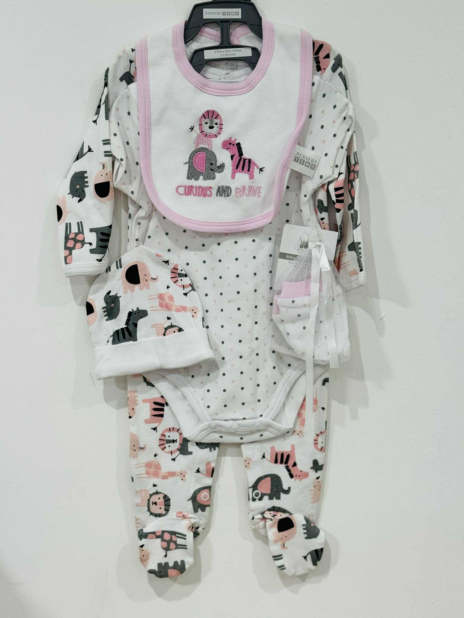 Baby Girls 5 Piece Matching Safari Set