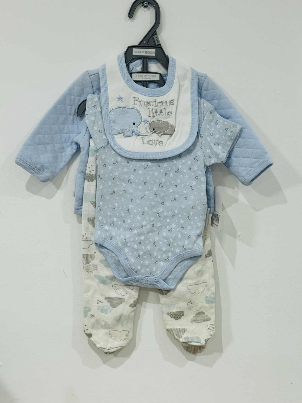 Baby Boys 4 Piece Matching Elephant Set