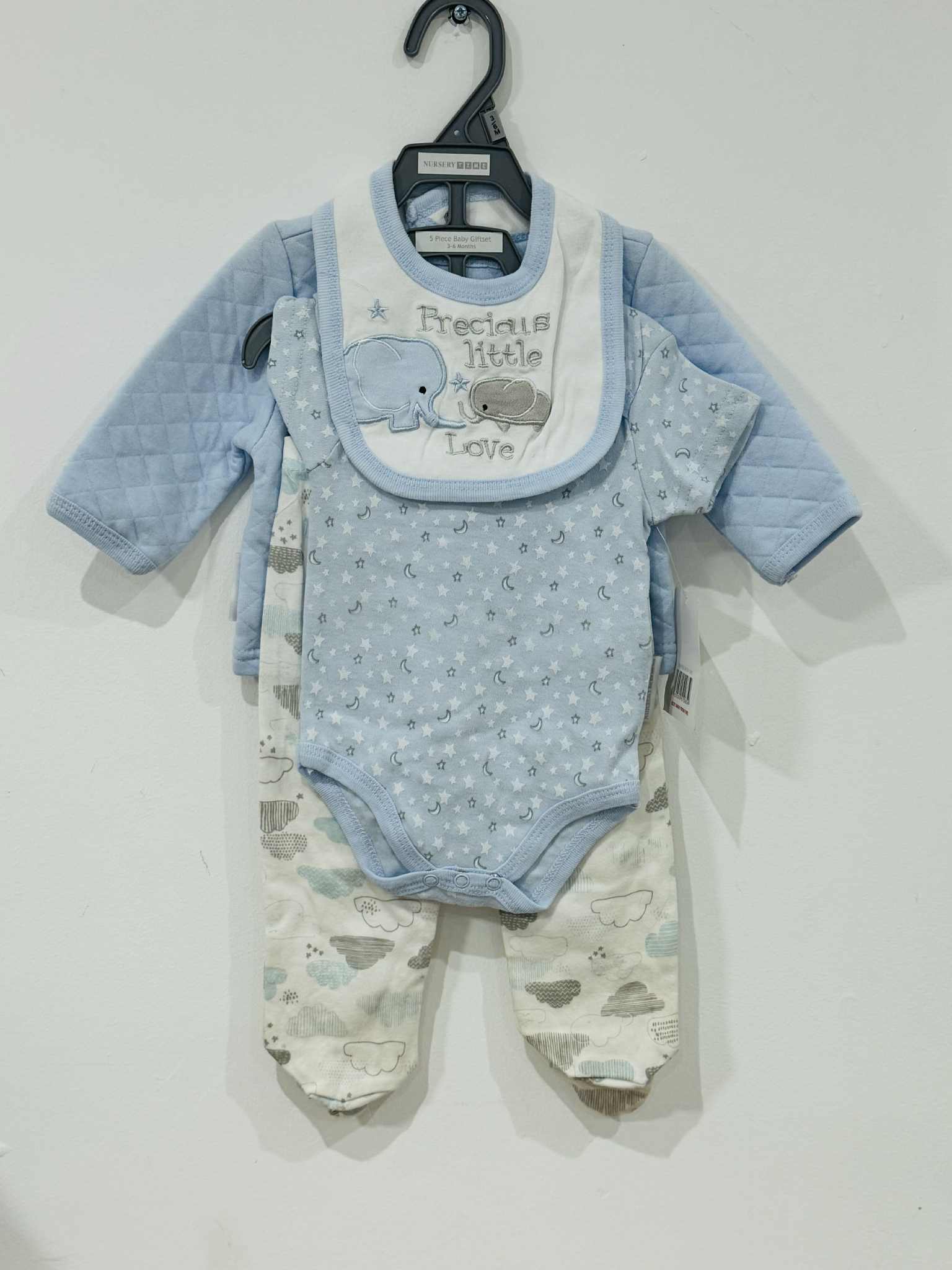 Baby Boys 4 Piece Matching Elephant Set