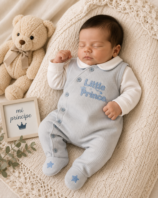 Little Prince Spanish-Style Baby Dungaree's