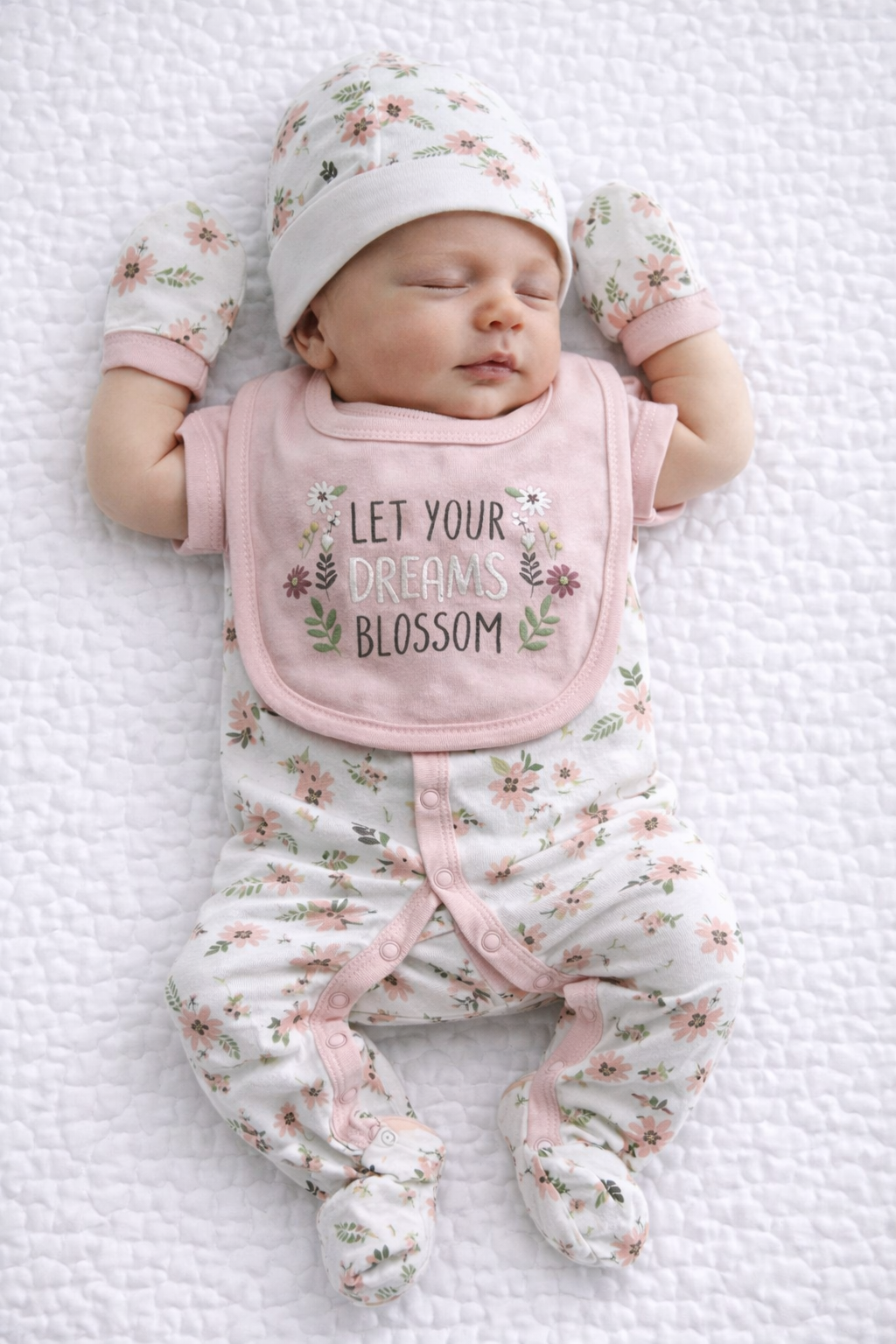 Baby Girls 5 Piece Matching Floral Set