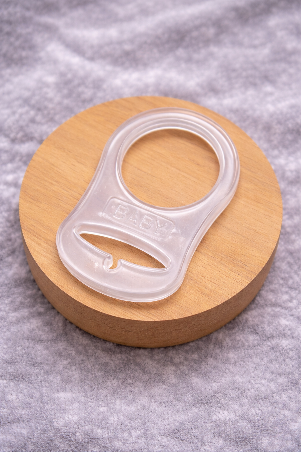 Personalised Heart Dummy Clip for Baby Girls – Custom Name