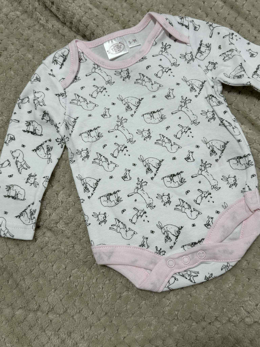 Baby Girls 6 Piece Matching Guess How Much I Love You Set & Giftbag