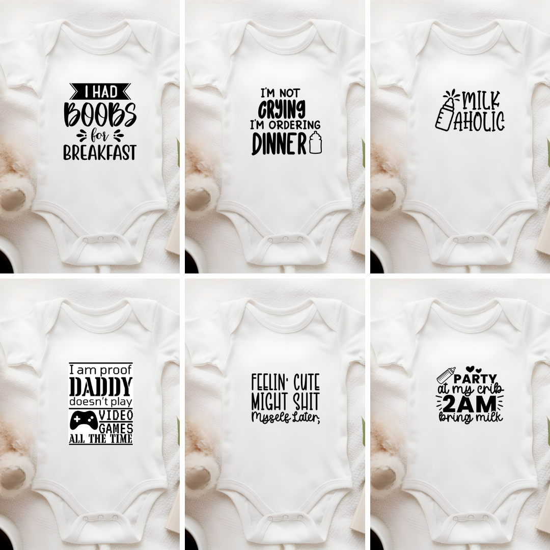 Funny Baby Vests - Unique Funny Designs