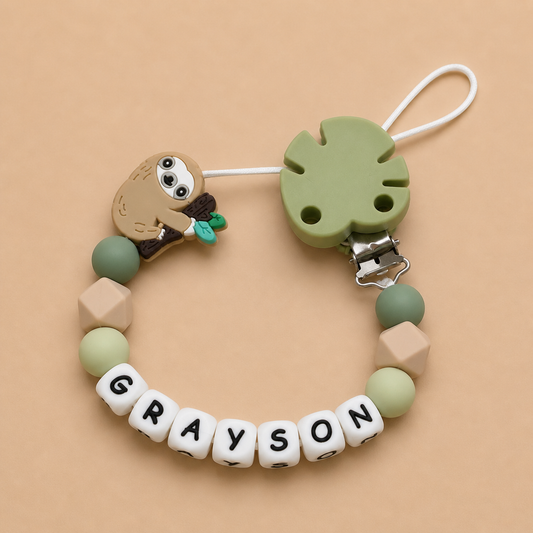 dummy clip with 'GRAYSON' on a beige background
