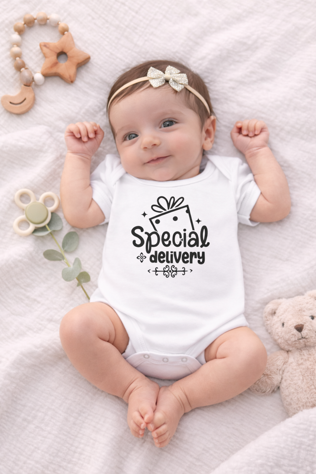 "Special Delivery" Baby Bodysuit – Newborn Gift
