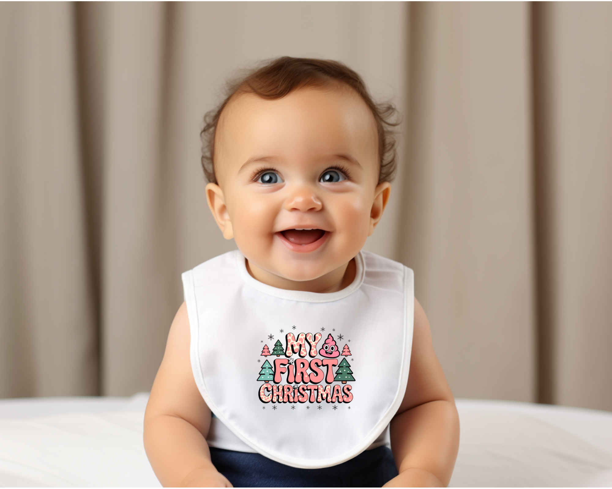 Christmas Baby Bibs- Personalised