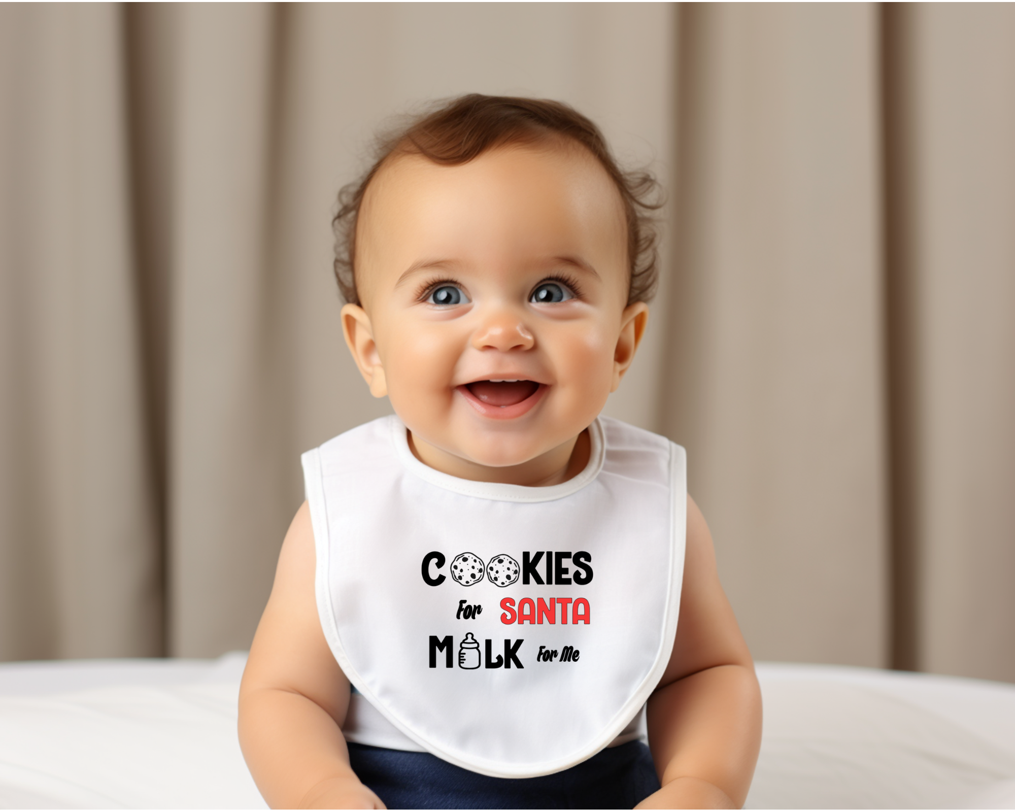 Christmas Baby Bibs- Personalised