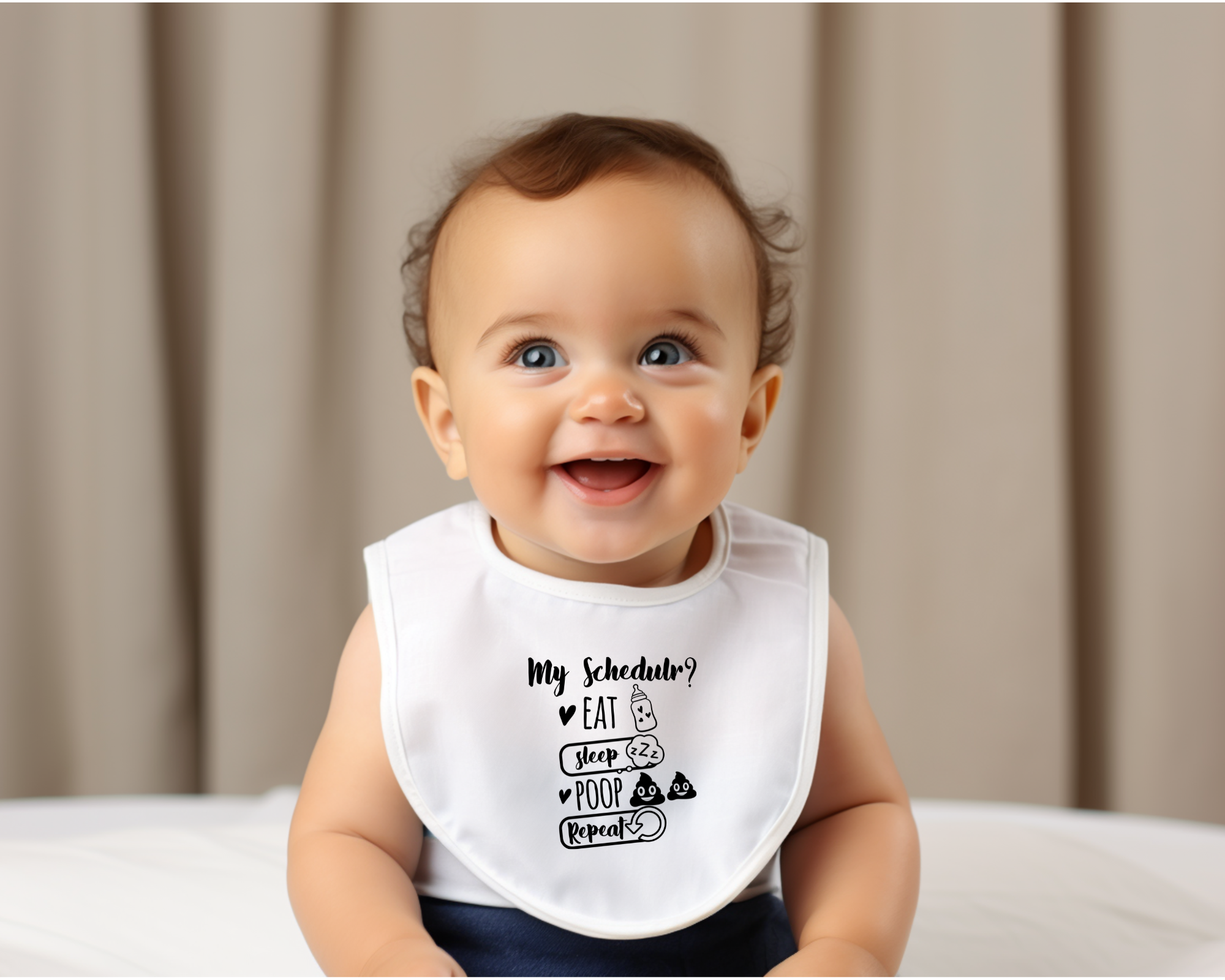 Custom Funny/Cute Baby Bibs