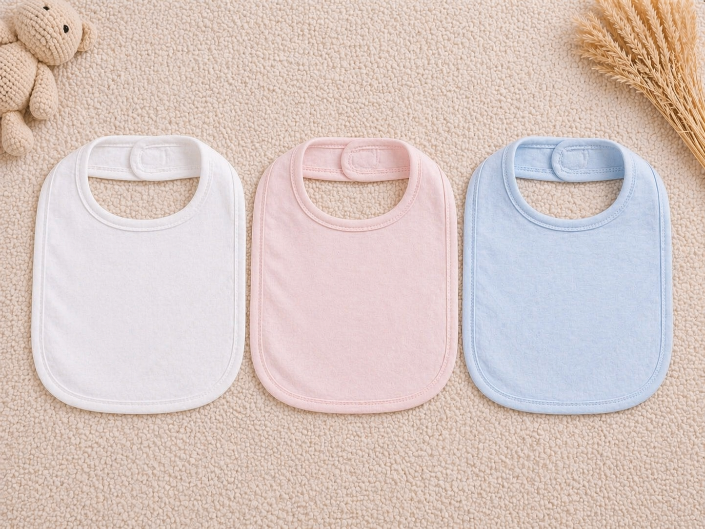 Velcro Bibs Colour Variations