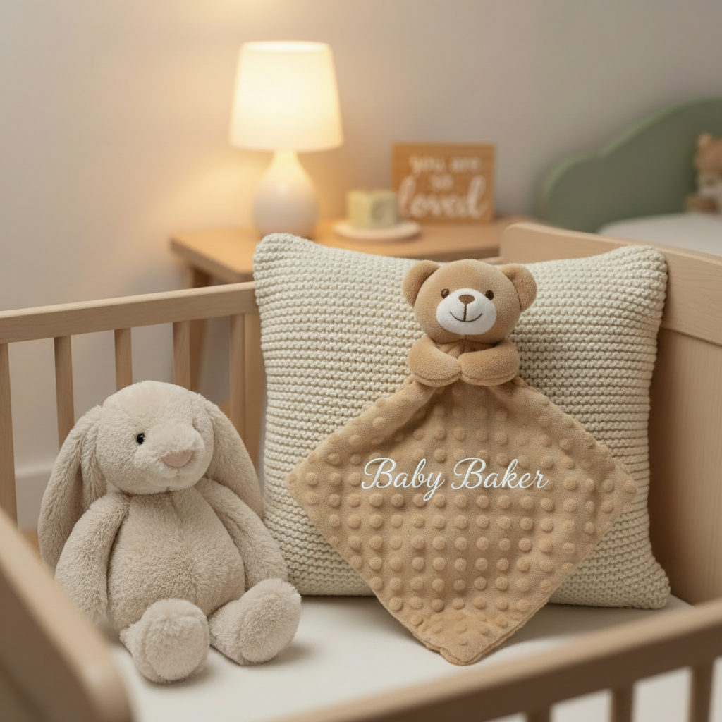 Biscuit Bubble Bear - Baby Baker - White Thread