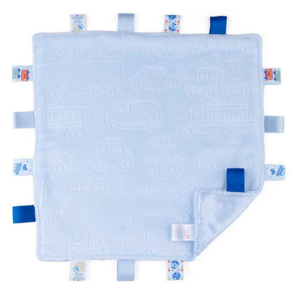 Personalised Blue Taggy Box | Babygrow, Hat, Blanket & Taggy Comforter
