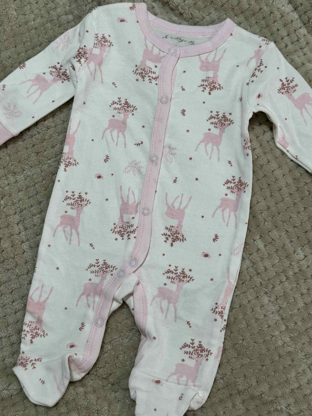 Baby Girls 5 Piece Matching Deer Set & Giftbag