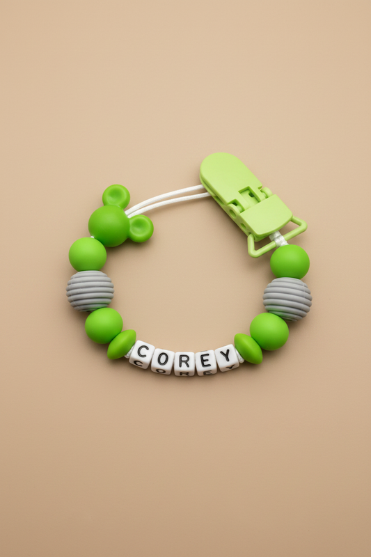 Dummy Clip on Taupe Background